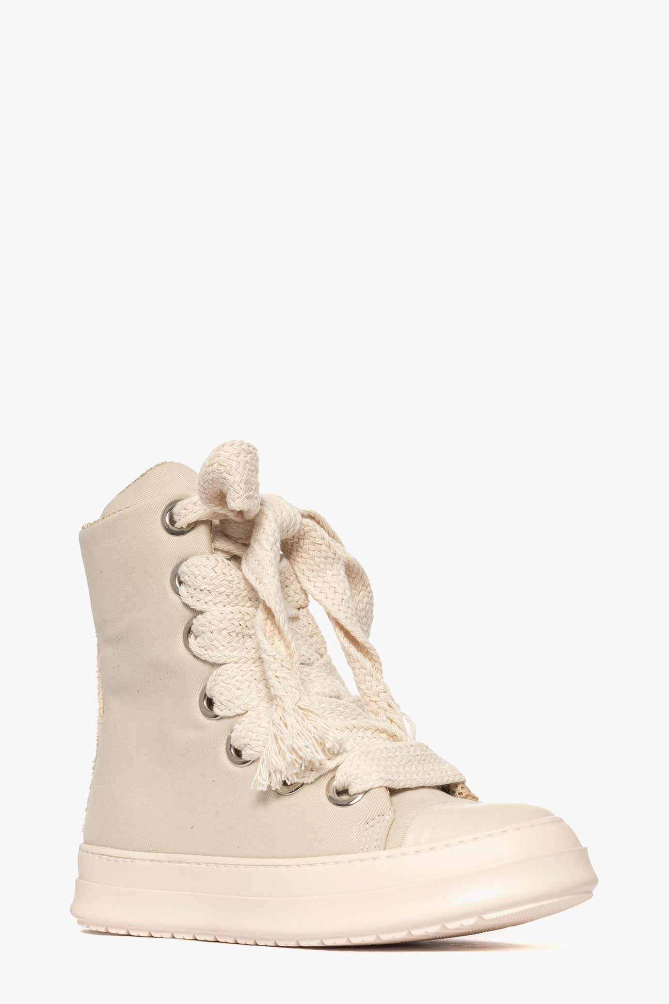 Sneakers Tore Over denim beige laccio doppio