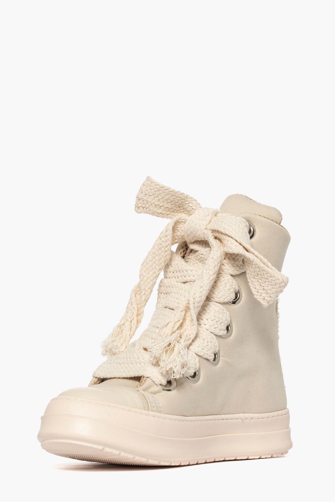 Sneakers Tore Over denim beige laccio doppio