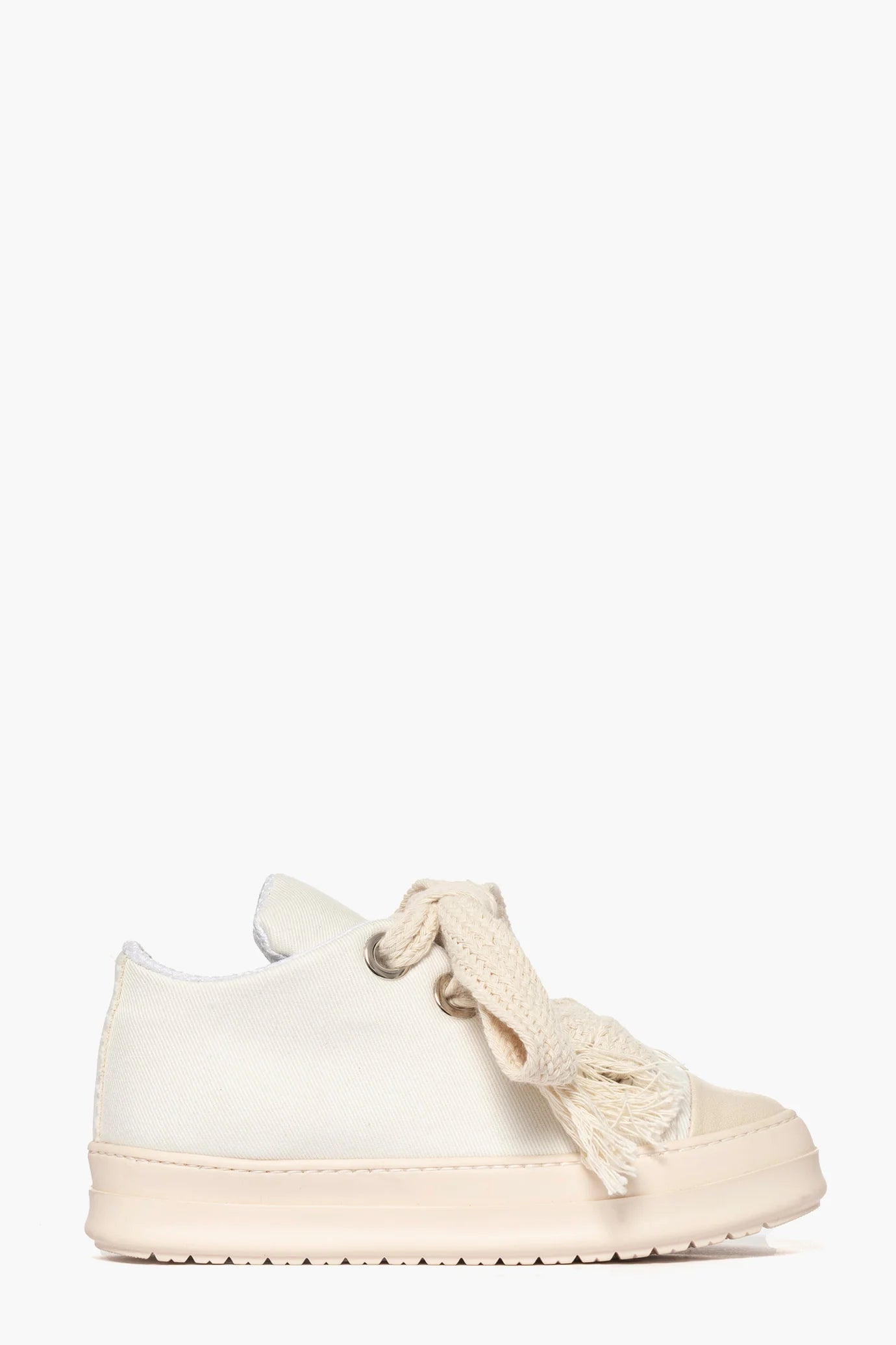 Sneakers Tore Rick denim bianco laccio doppio