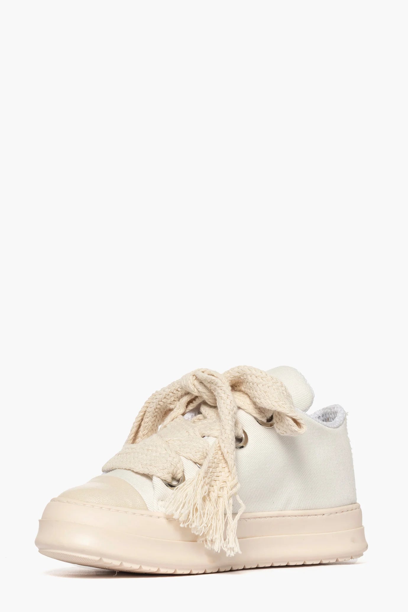 Sneakers Tore Rick denim bianco laccio doppio