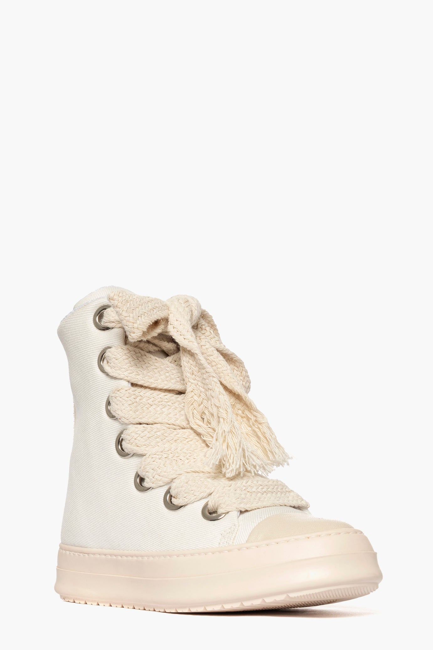 Sneakers Tore Over denim bianco laccio doppio