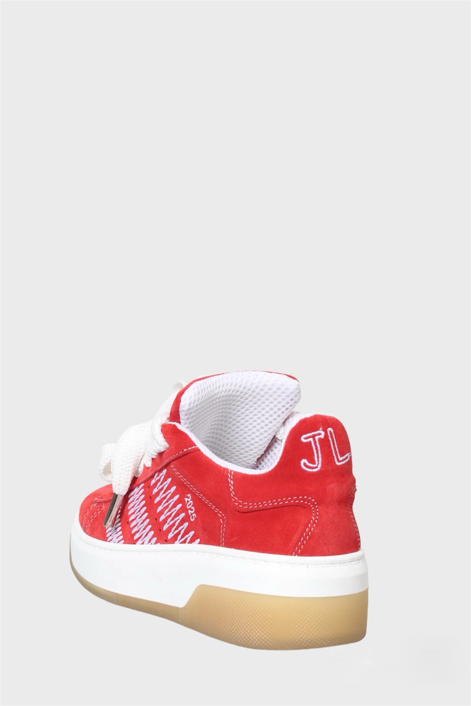 Sneakers camoscio rosso Lione
