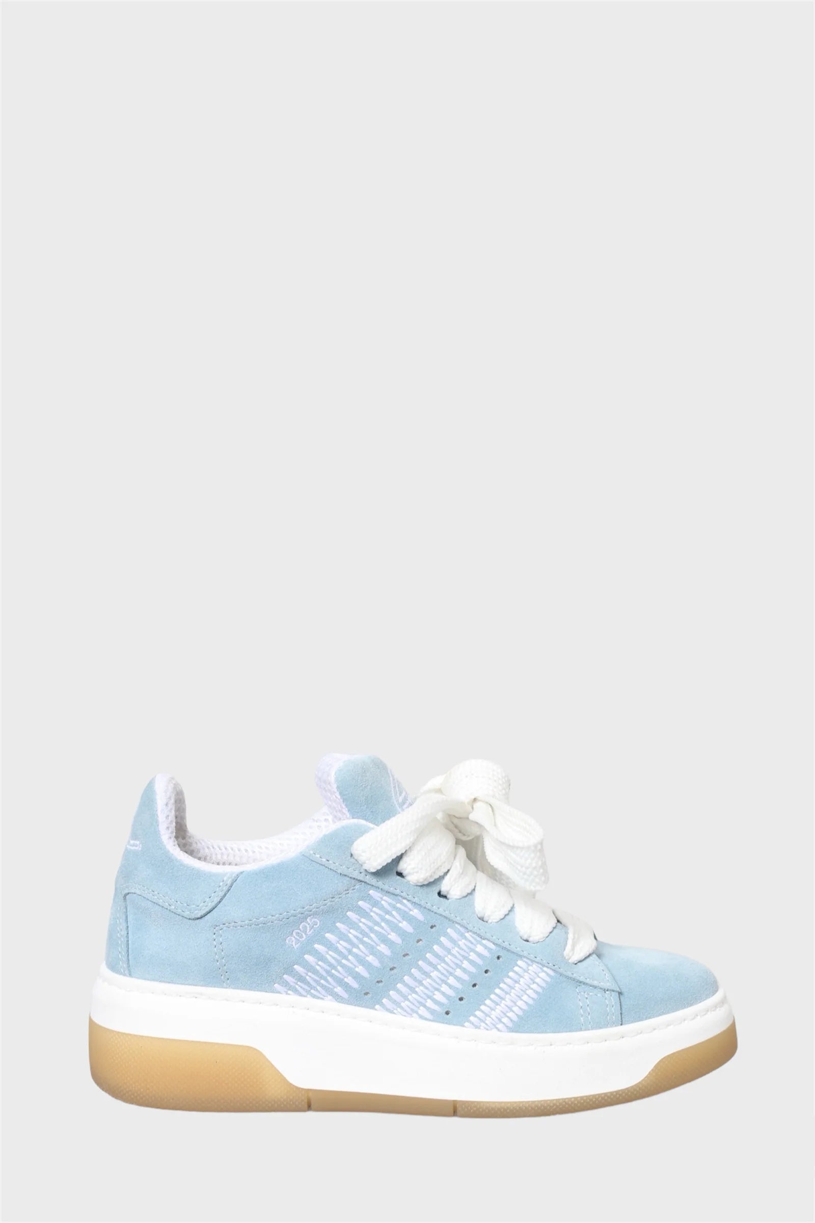 Sneakers camoscio azzurro Lione