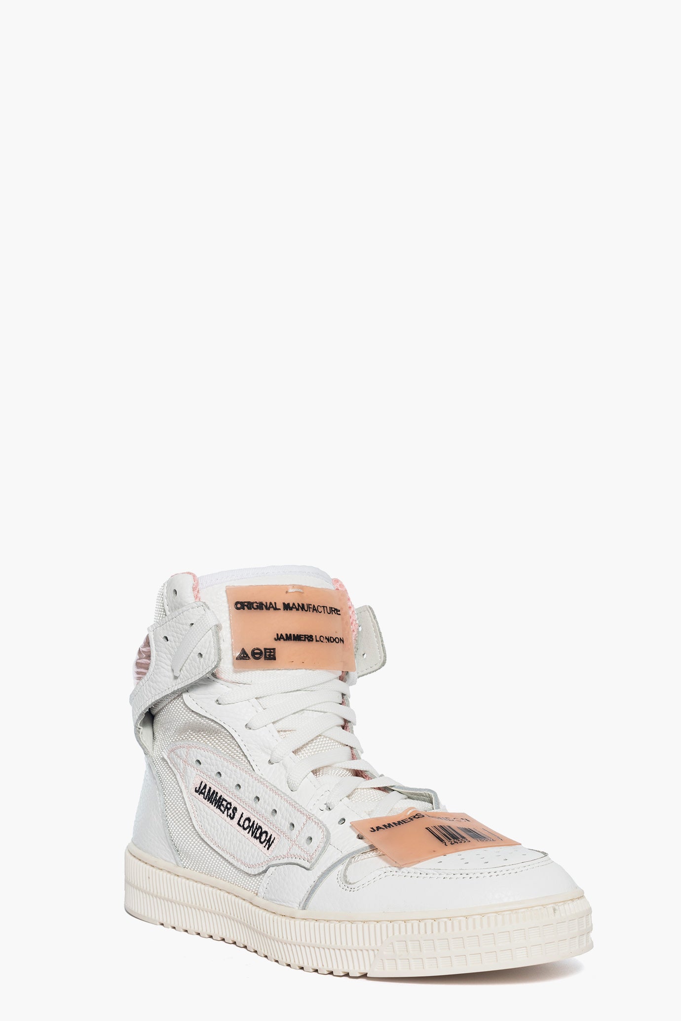 Sneakers Code off bianco rosa