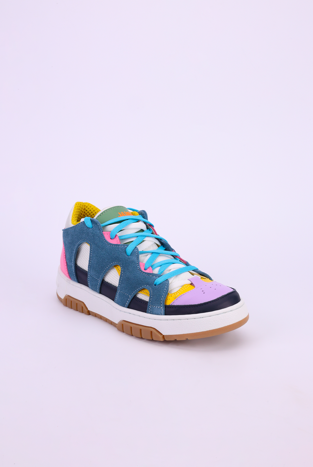 Sneakers Oxford Sky-blue Multicolor