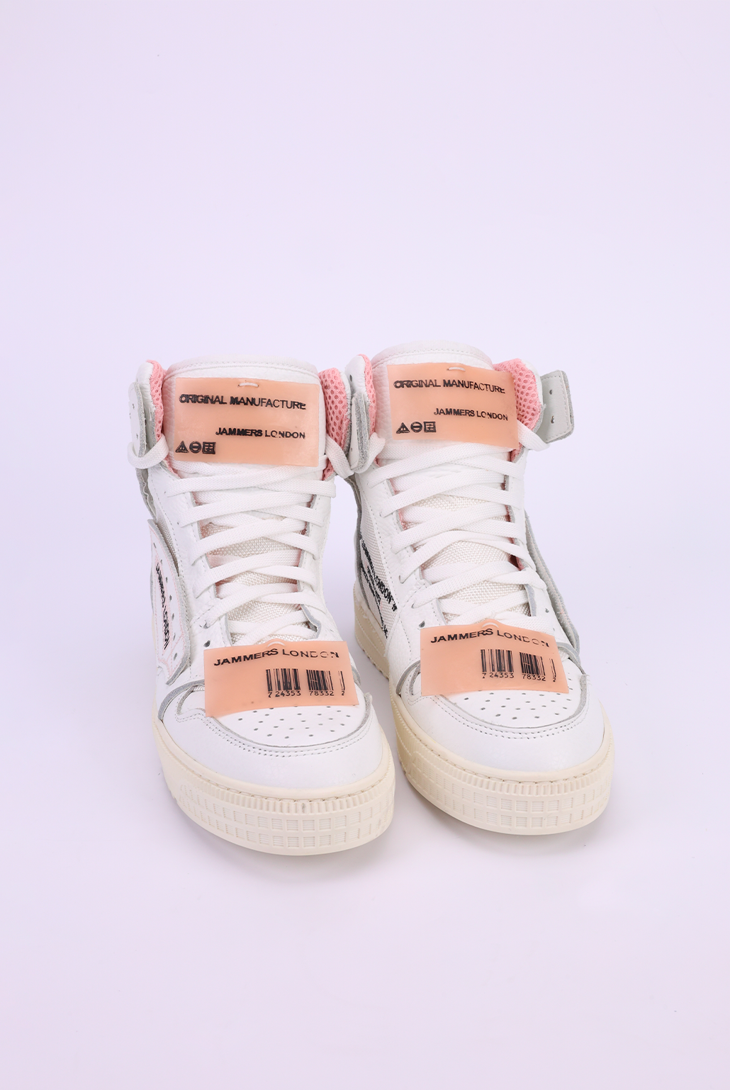 Sneakers Code off bianco rosa