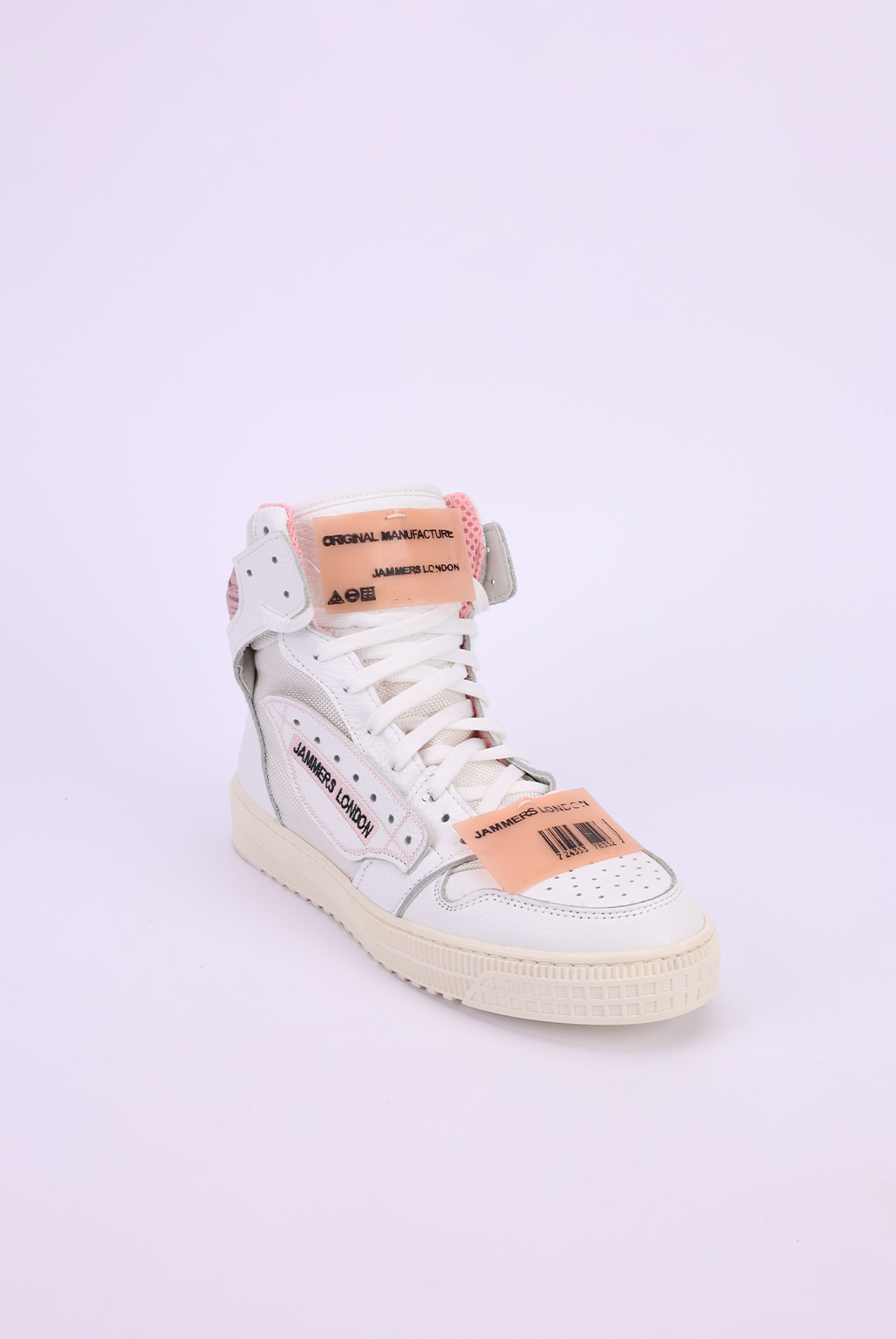 Sneakers Code off bianco rosa