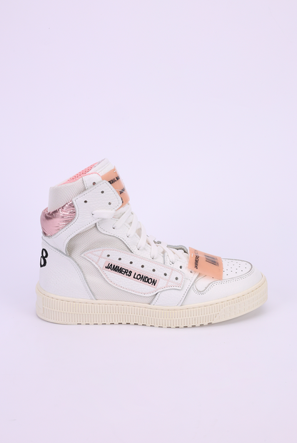 Sneakers Code off bianco rosa