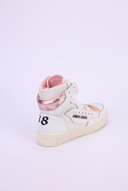 Sneakers Code off bianco rosa