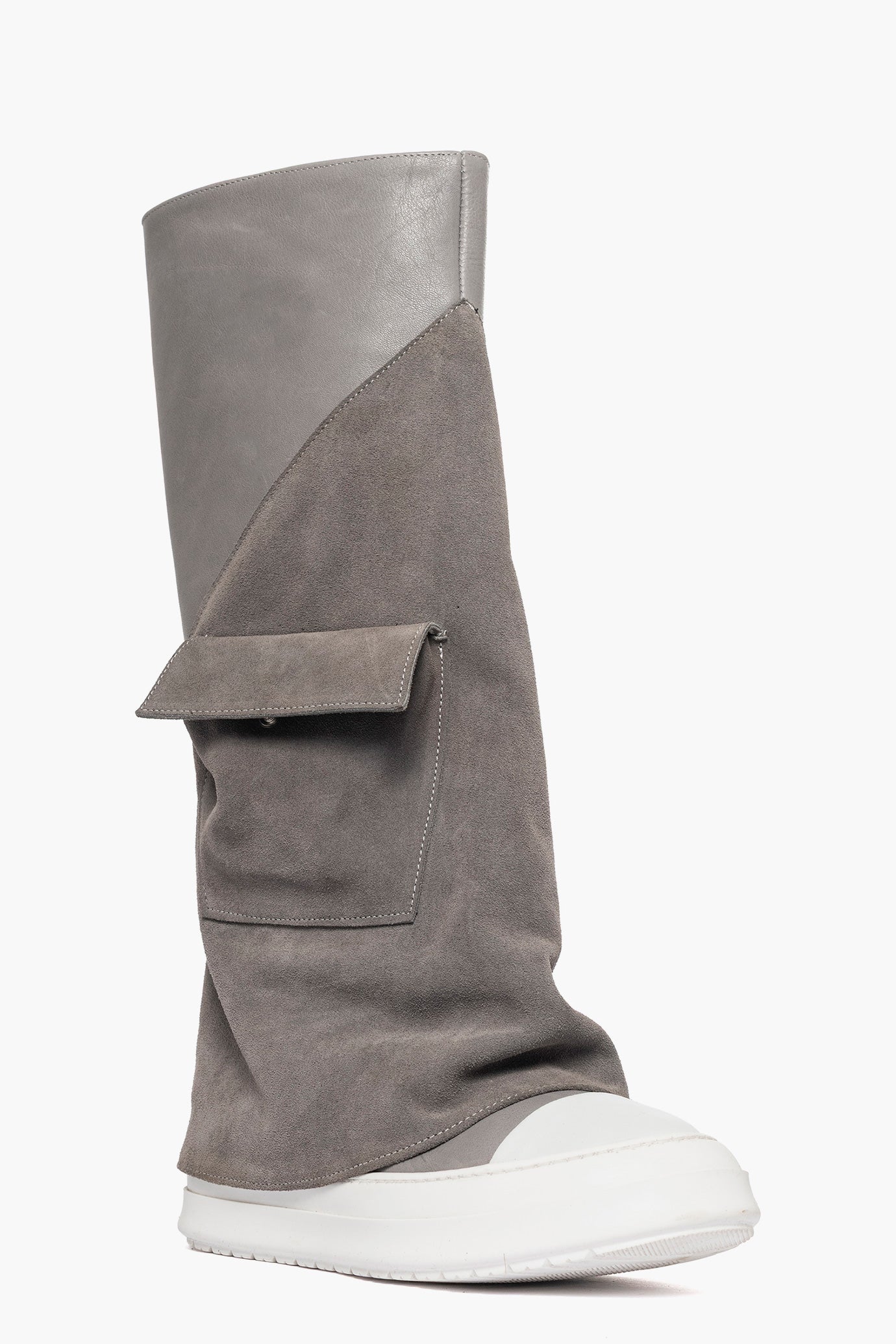 Sneakers alta stivale grigio Tore 001