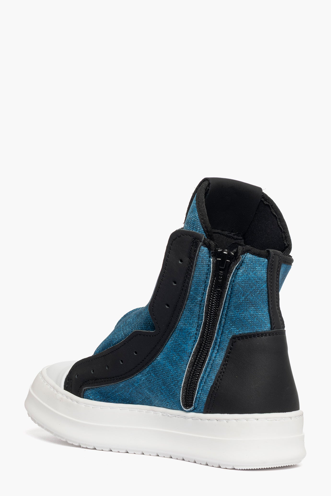 Sneakers Tore Total scuba stampa denim scuro doppia zip