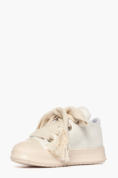 Sneakers Tore Rick denim beige laccio doppio