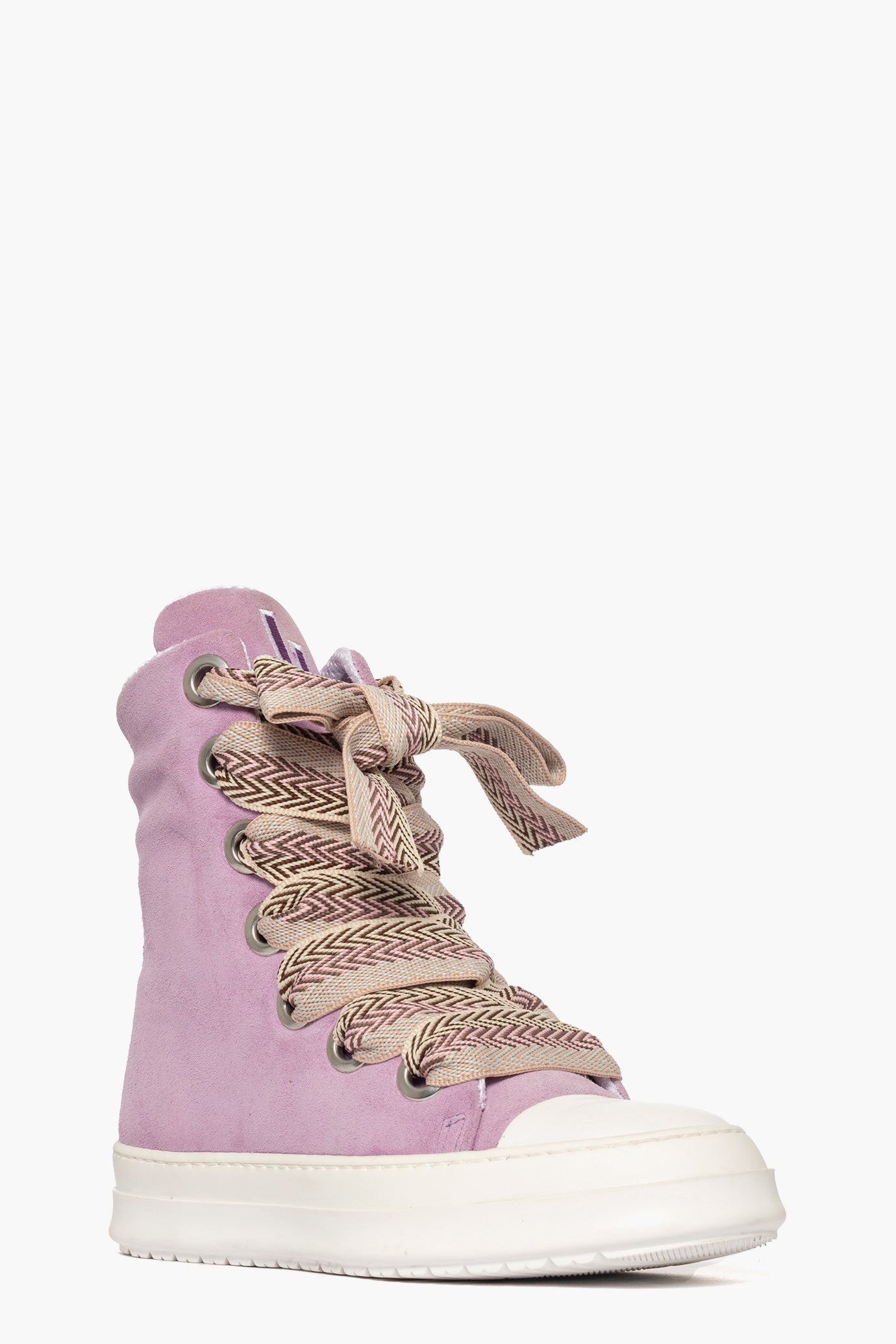 Sneakers camoscio lilla laccio doppio Tore Over