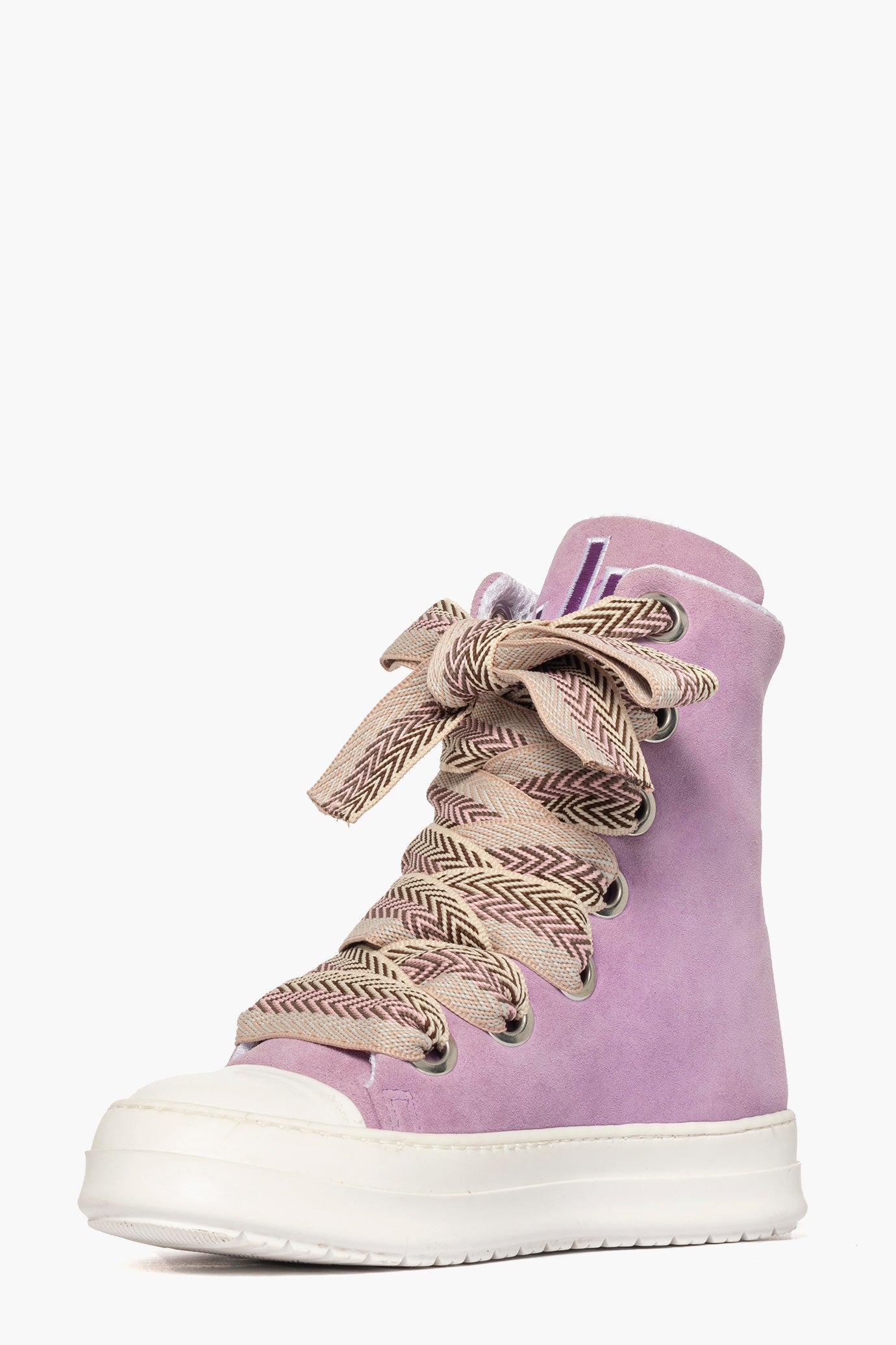 Sneakers camoscio lilla laccio doppio Tore Over