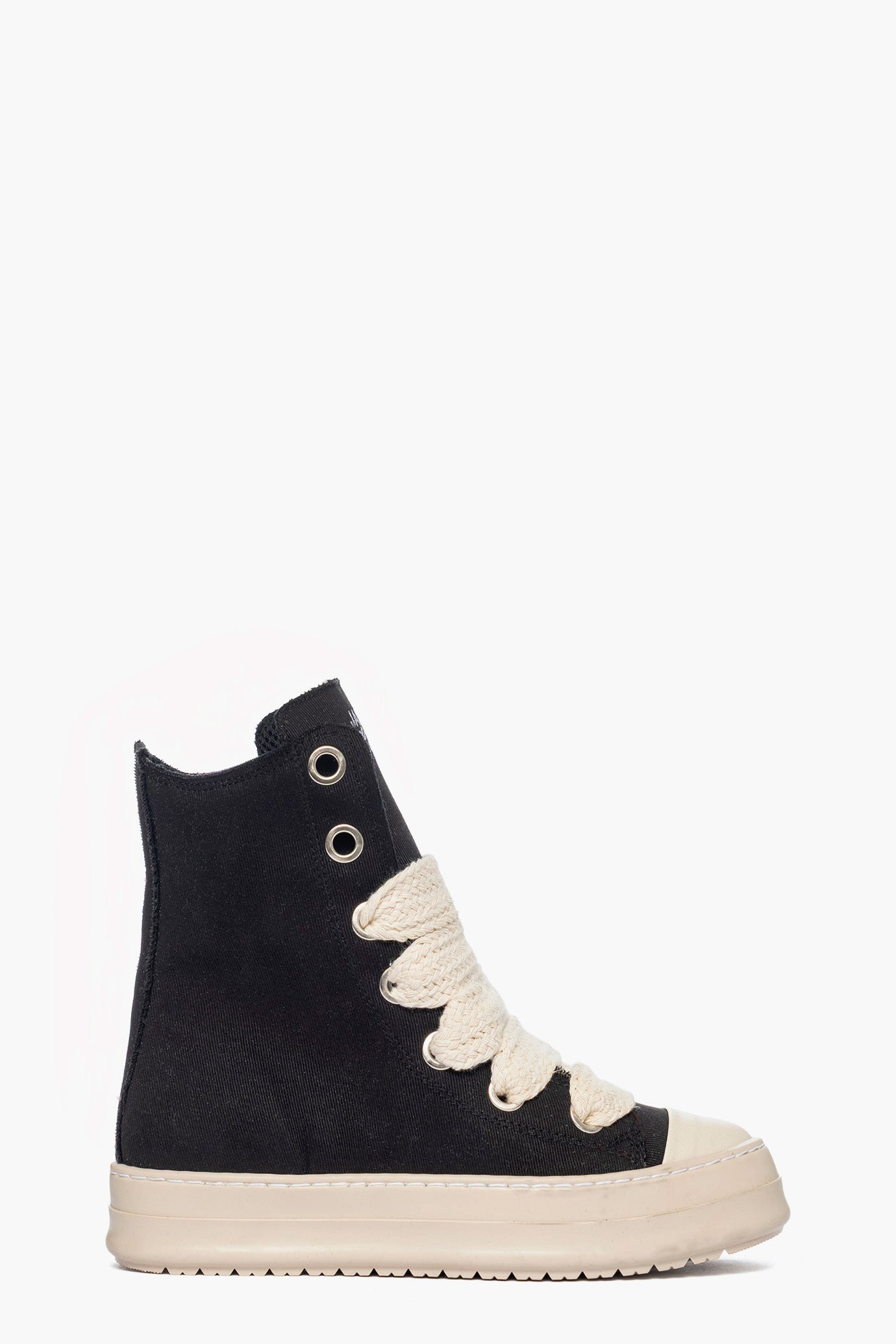 Sneakers canvas nero con lacci Tore Can