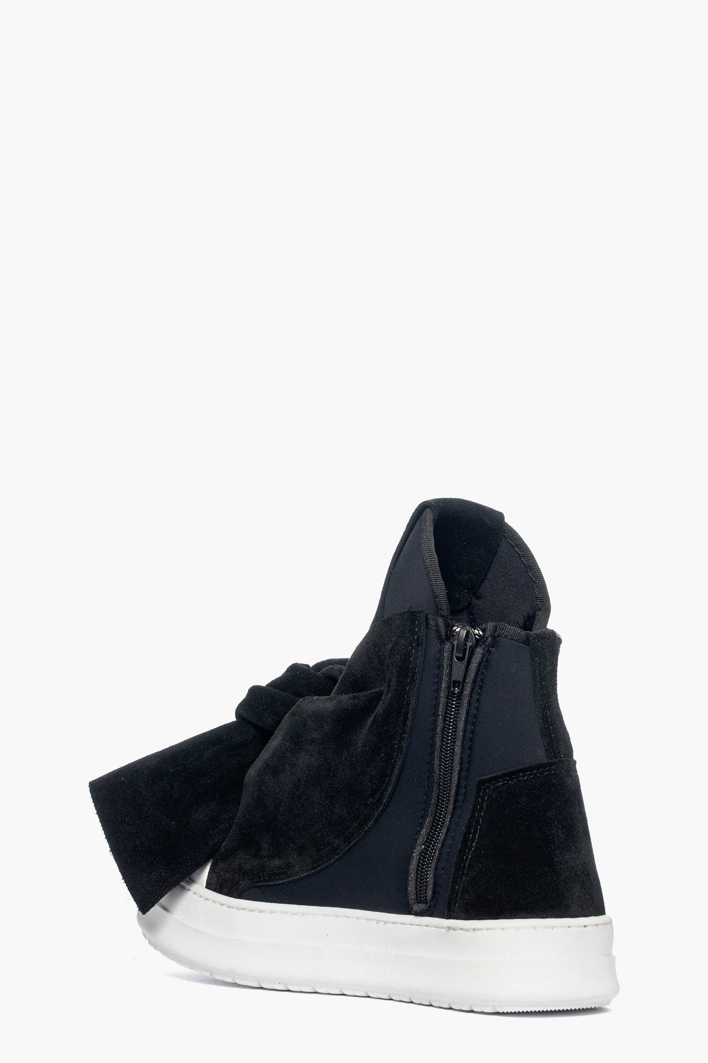 Sneakers scuba e camoscio nero Tore Flake