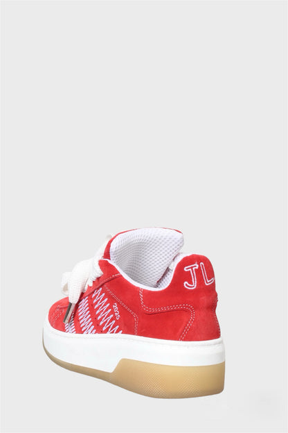 Sneakers camoscio rosso Lione
