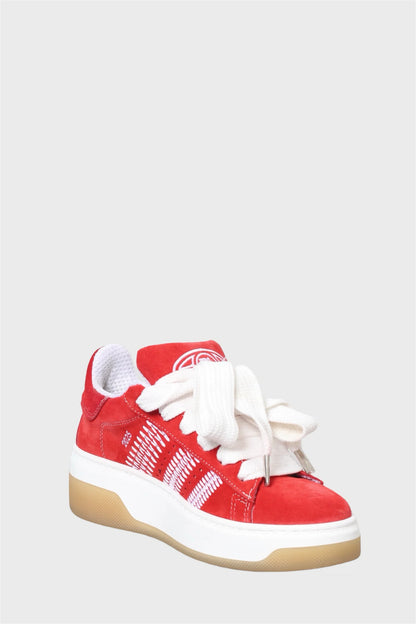 Sneakers camoscio rosso Lione