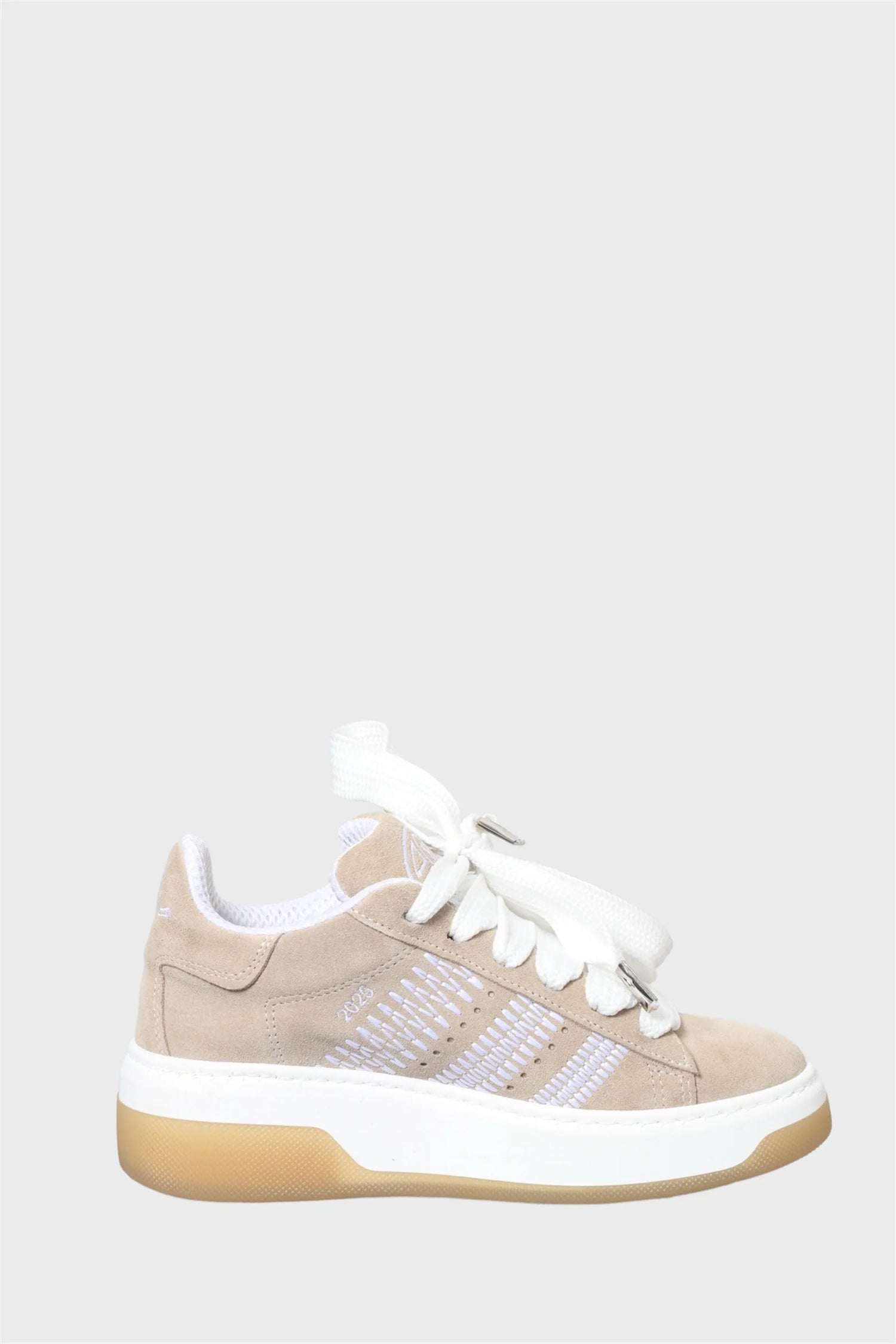 Sneakers camoscio beige Lione