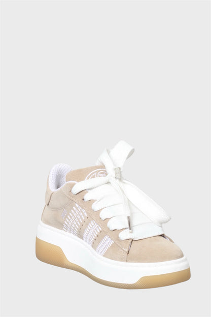 Sneakers camoscio beige Lione