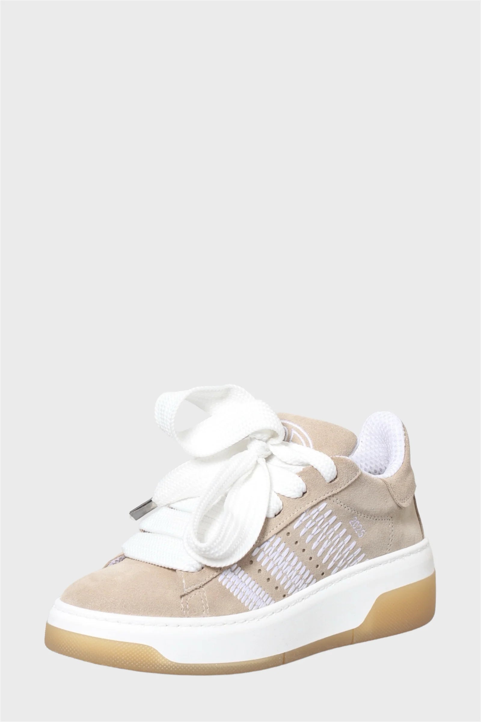 Sneakers camoscio beige Lione
