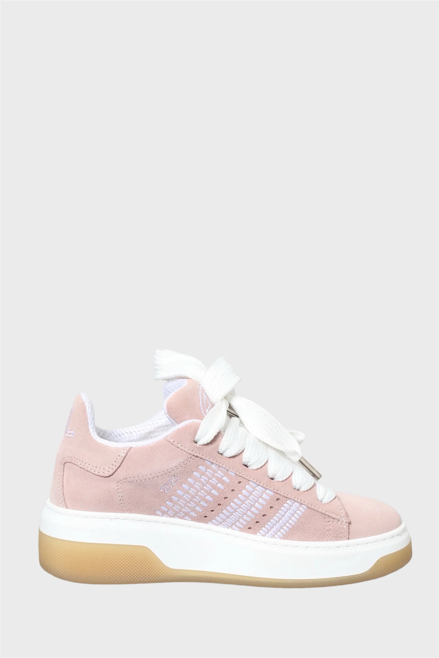 Sneakers camoscio rosa Lione