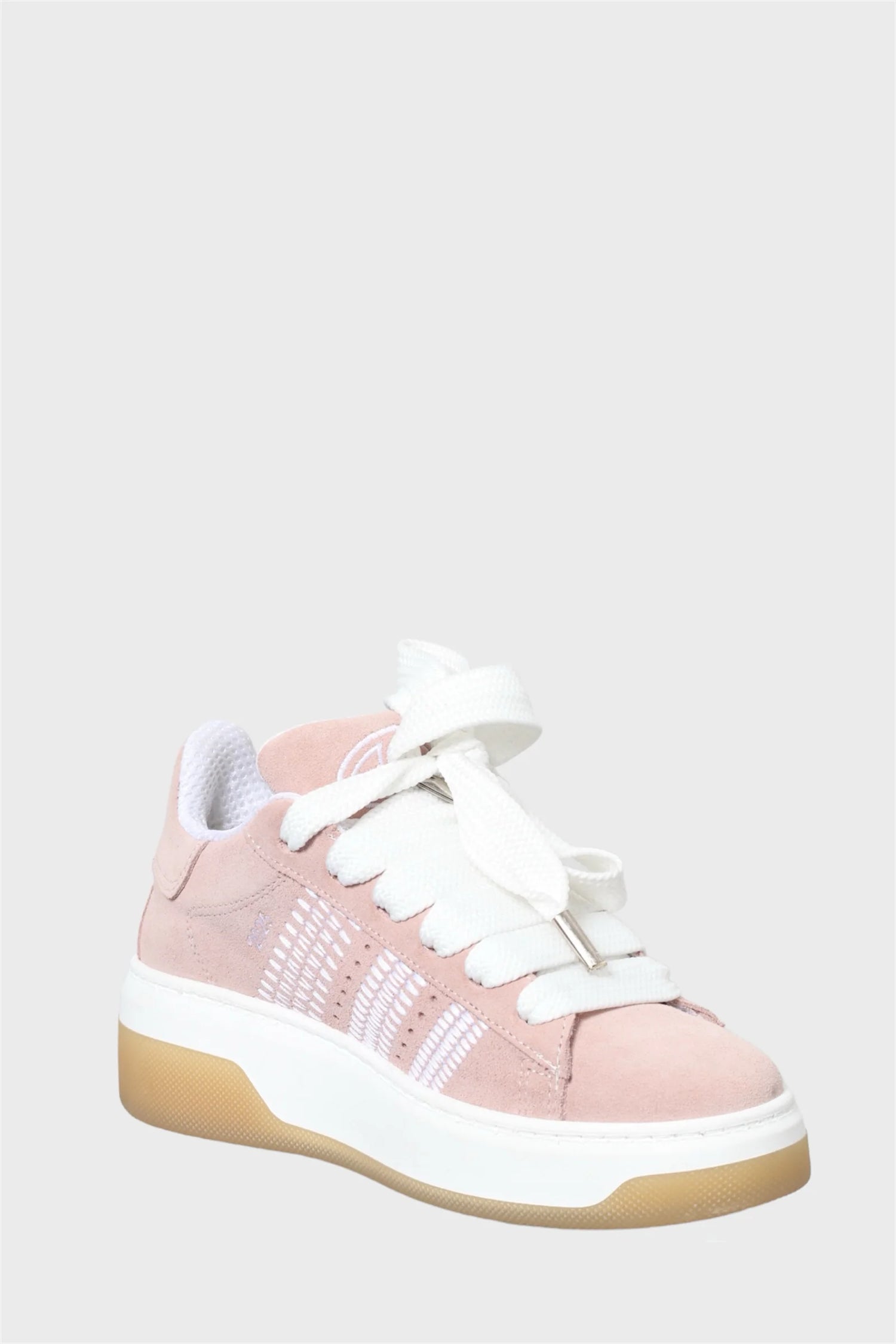 Sneakers camoscio rosa Lione