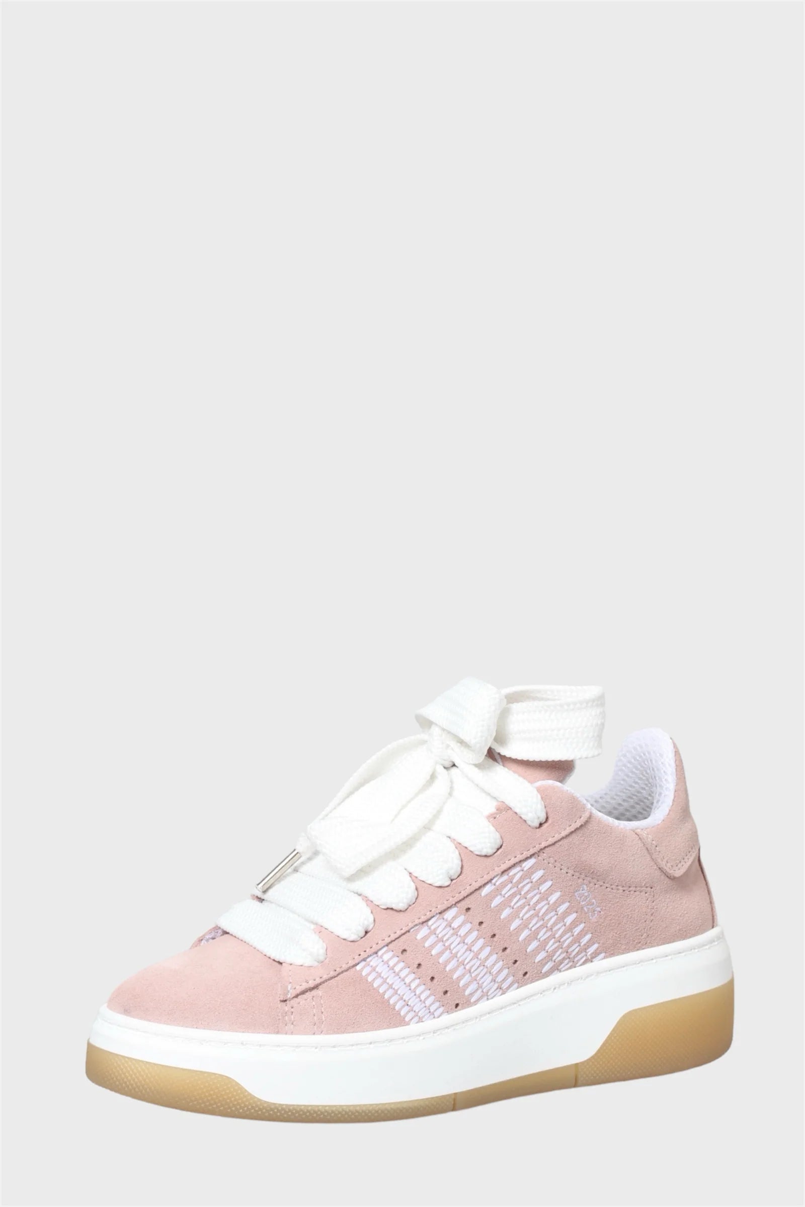 Sneakers camoscio rosa Lione
