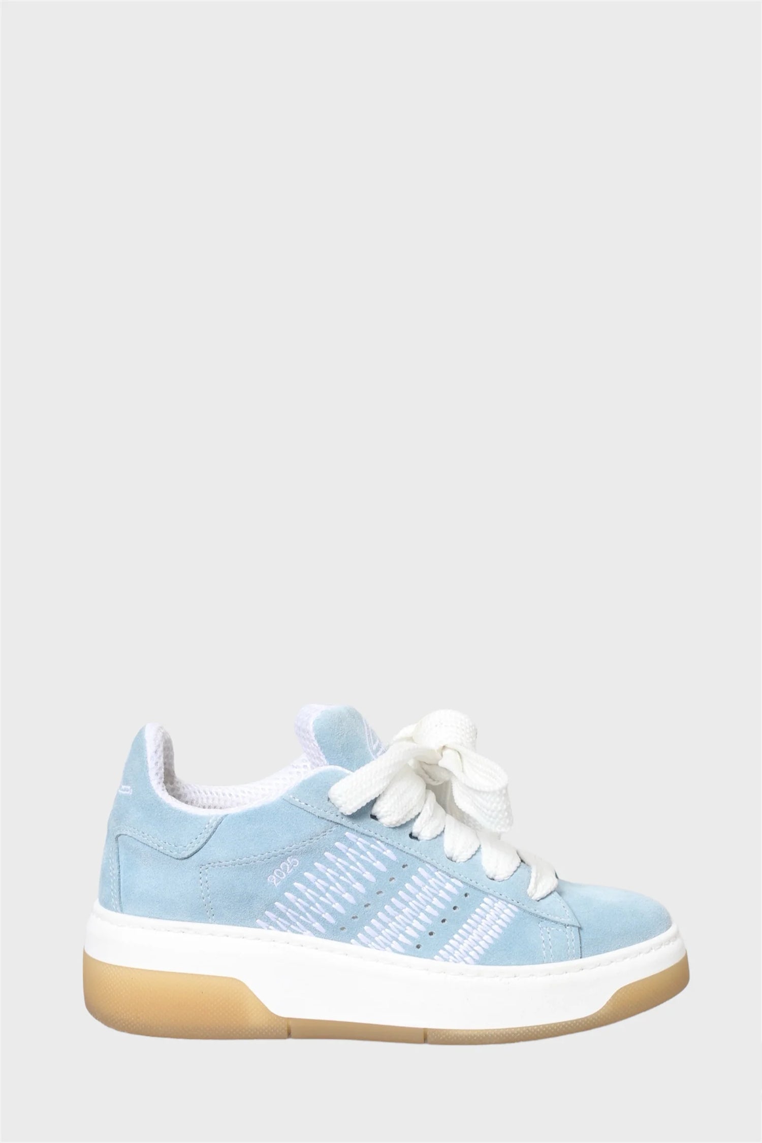 Sneakers camoscio azzurro Lione