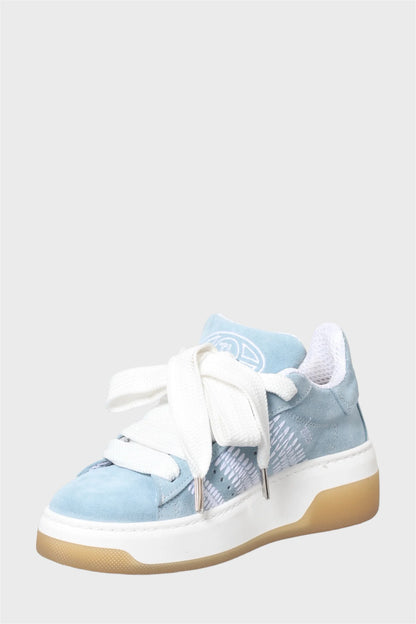 Sneakers camoscio azzurro Lione