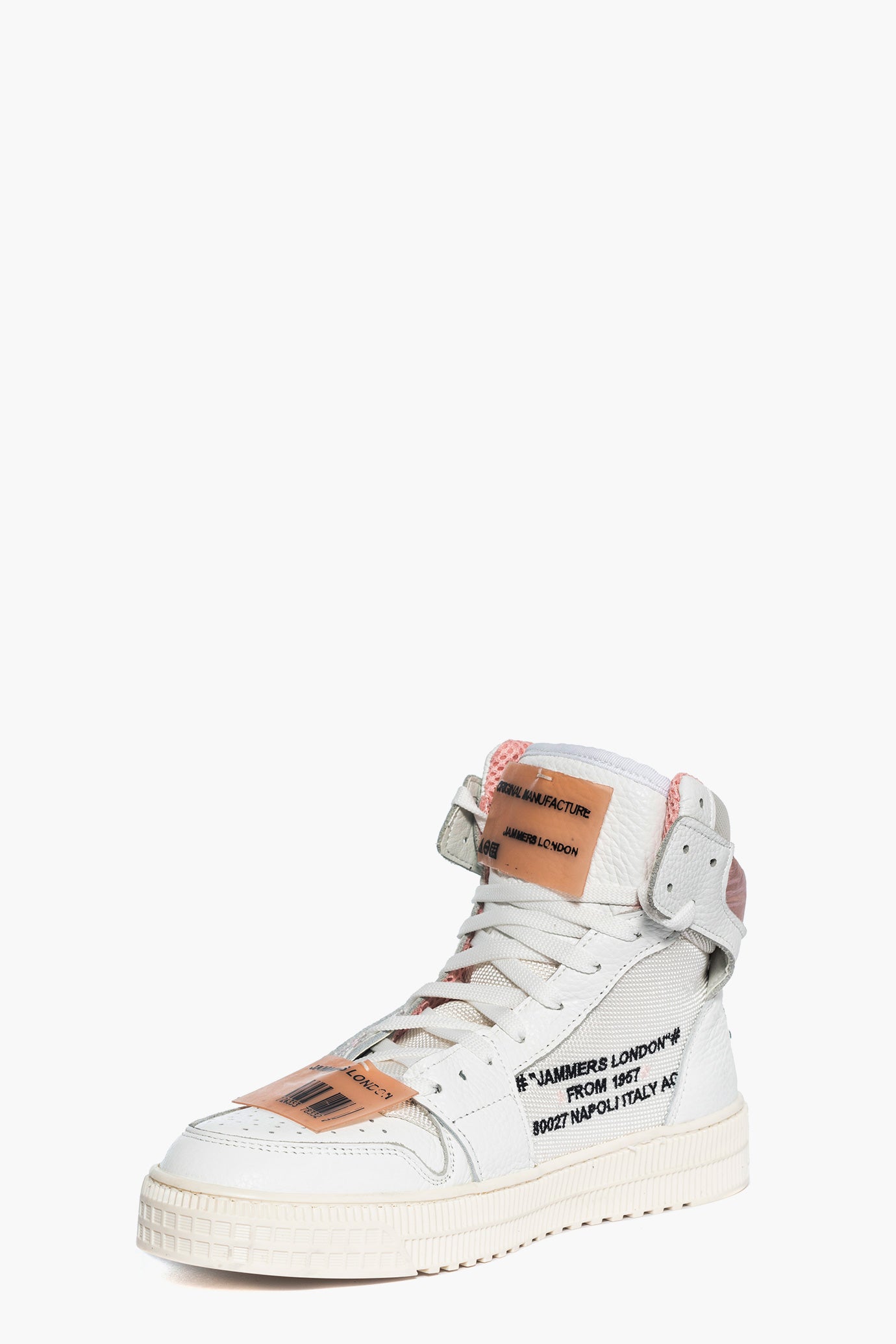 Sneakers Code off bianco rosa