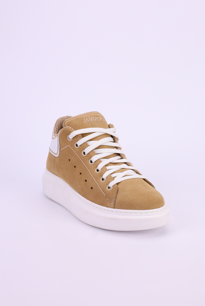 Sneakers camoscio biscotto Lexa Heart