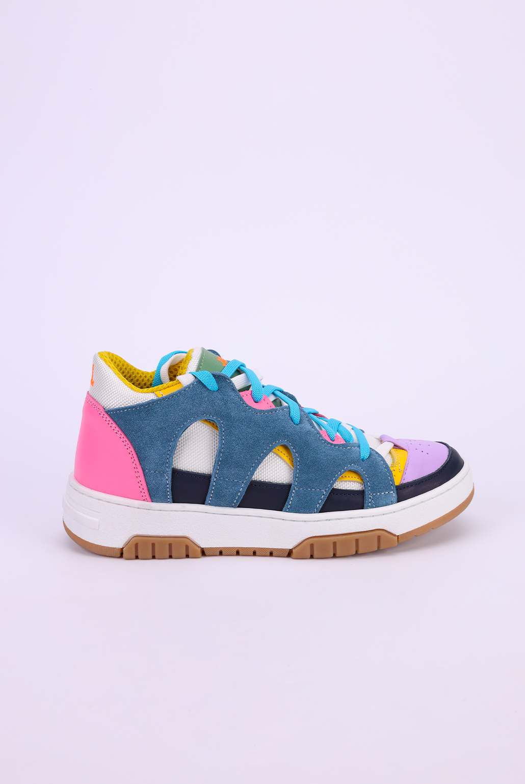 Sneakers Oxford Sky-blue Multicolor