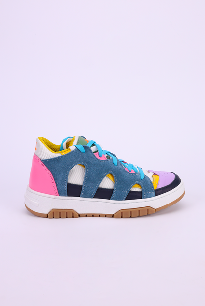 Sneakers Oxford Sky-blue Multicolor