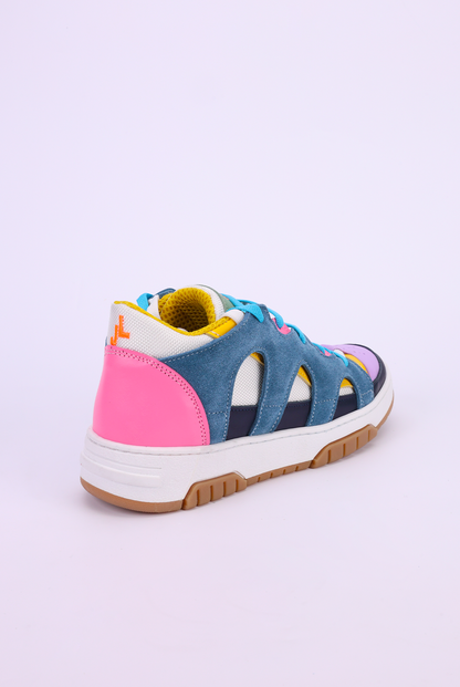Sneakers Oxford Sky-blue Multicolor